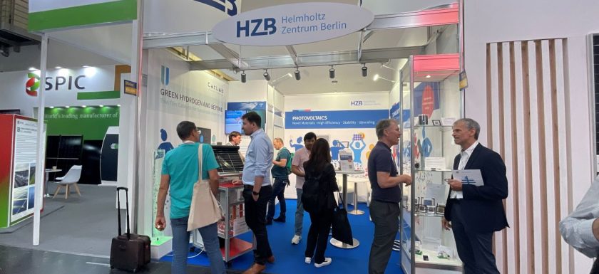 HZB booth at Intersolar Europe
