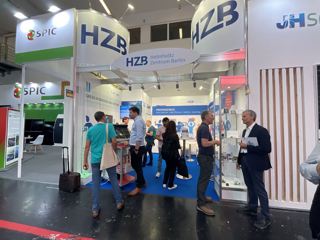 HZB booth at Intersolar Europe